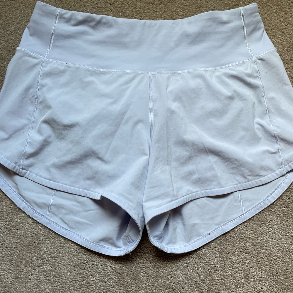 Lululemon hi-rise Speed Up shorts, 4”